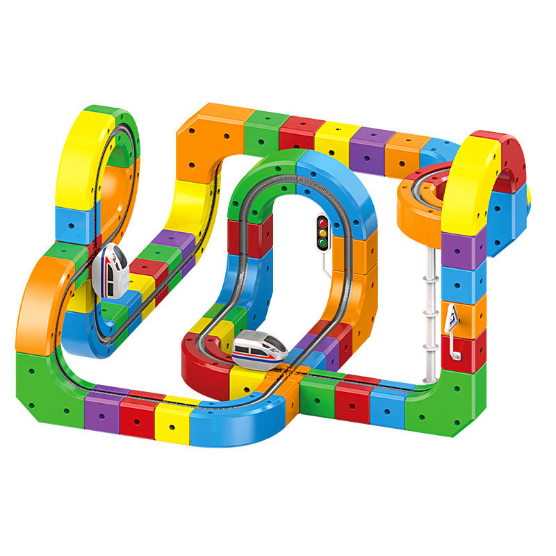 Children's Educational Electric Train Track Set